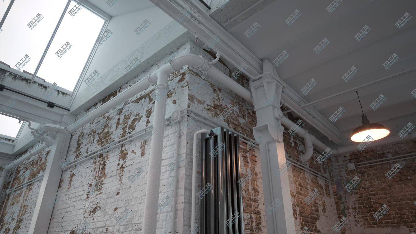 images/goods_img/20210313/Old vintage industrial Loft Studio Apartment with brick walls model/4.jpg